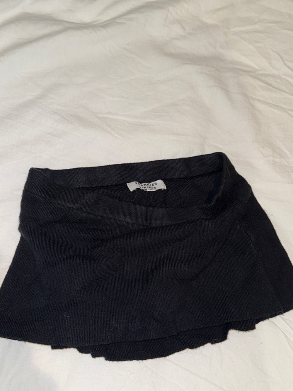 Black Knit Mini Skirt - Frankie’s bikinis